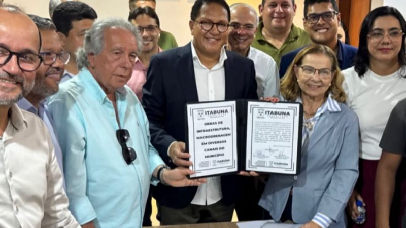 Prefeito Augusto Castro assina Termo de Compromisso para obras de infraestrutura e macrodrenagem com investimentos do Novo PAC