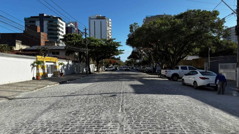 Av. Vereador Marcus Paiva recebe modernização na iluminação e reassentamento de paralelo