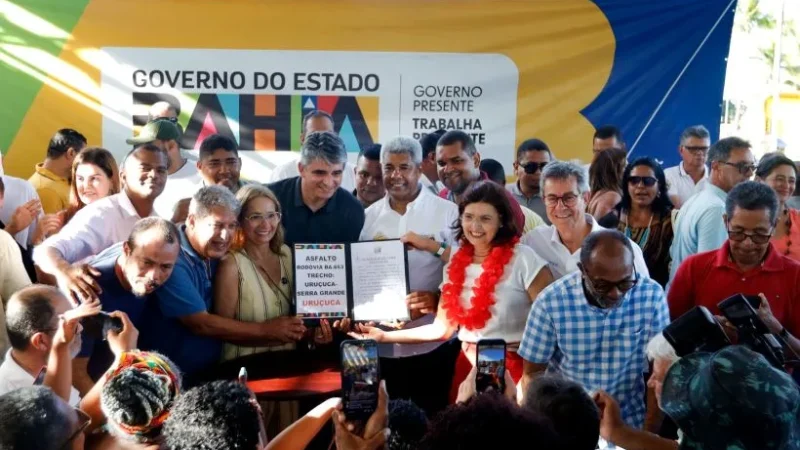 Governo baiano lança edital para asfaltar a BA-653, que liga Uruçuca a Serra Grande
