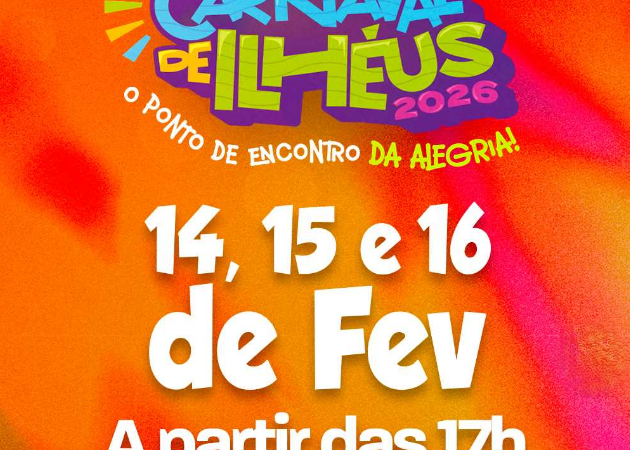 Carnaval Ilhéus 2026 valoriza cultura, diversidade e fortalece a festa nos bairros