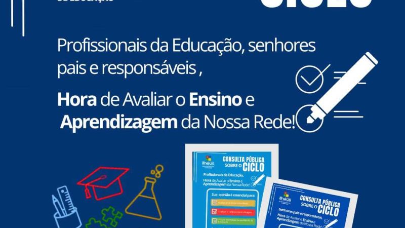 Prefeitura de Ilhéus abre consultas públicas para avaliar o modelo de ensino municipal