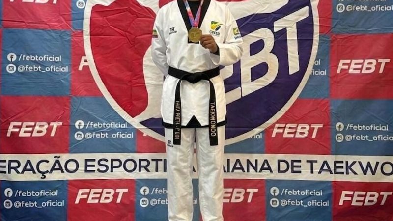 Atleta de Ilhéus conquista título estadual e garante vaga em circuito nacional de taekwondo 