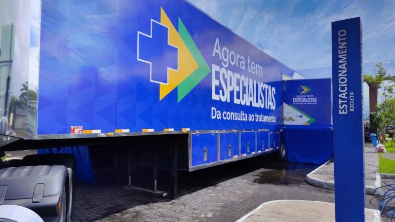 Carreta do Ministério da Saúde chega a Itabuna para atendimento especializado em Oftalmologia