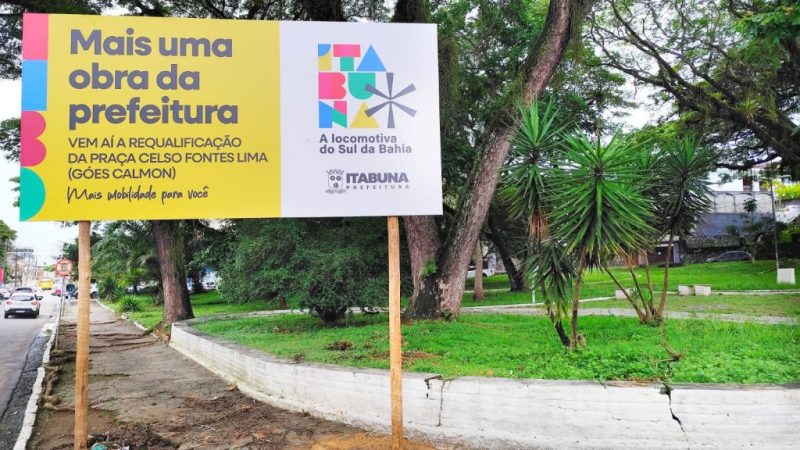 Prefeito Augusto Castro assina ordem de serviço para a requalificação da Praça Celso Fontes Lima