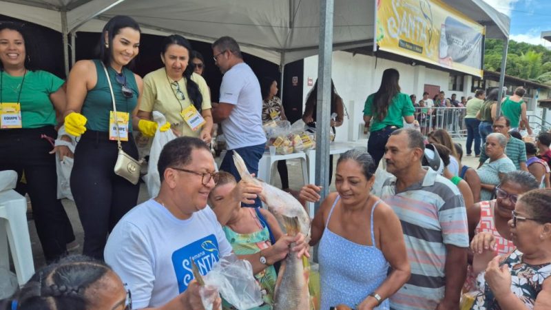 Prefeitura garante ceia da Semana Santa farta para famílias vulneráveis com a entrega 45 mil quilos de peixes