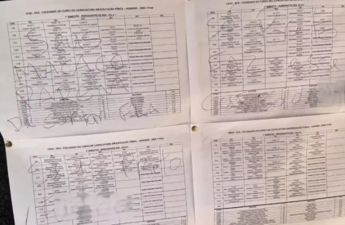 DCE denuncia mensagens racistas em mural da Uesc e cobra investigação