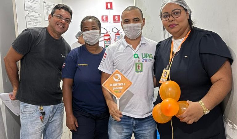 UPA 24 Horas de Itabuna realiza atividades relativas ao mês da Segurança do Paciente