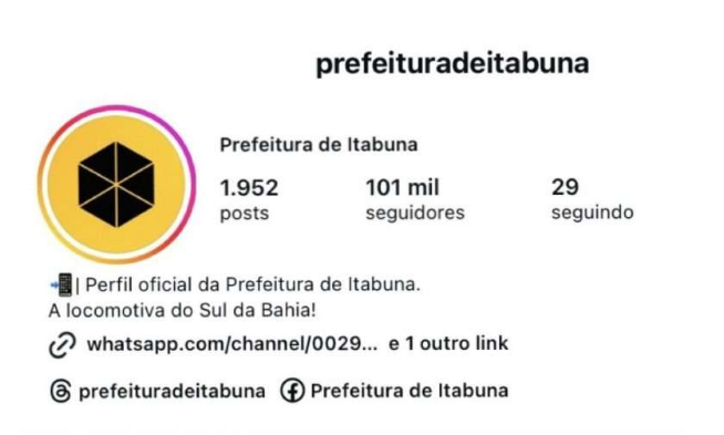 Prefeitura de Itabuna alcança 100 mil seguidores e se firma como referência no interior da Bahia em comunicação pública digital