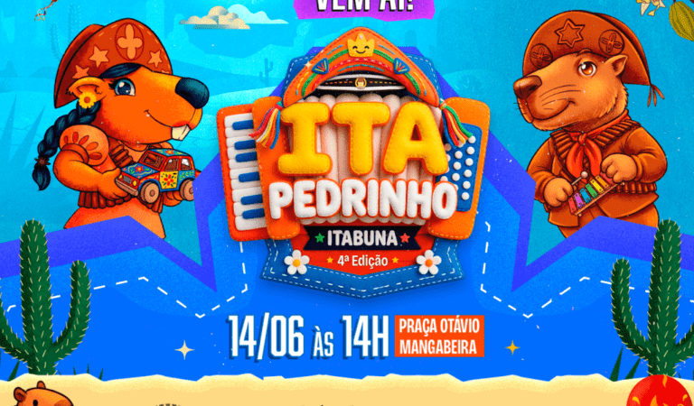 Prefeitura de Itabuna realiza 4ª edição do Ita Pedrinho com programação especial para as crianças
