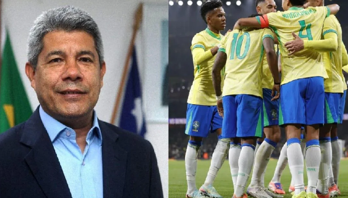 Jerônimo anuncia ponto facultativo na Bahia na segunda-feira por jogo da Seleção Brasileira