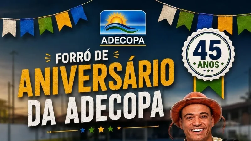 Adecopa celebra 45 anos com forró e projeto de expansão em Ilhéus