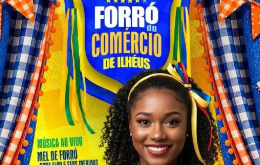 Forró do Comércio anima centro de Ilhéus com música, ofertas e clima junino nesta sexta