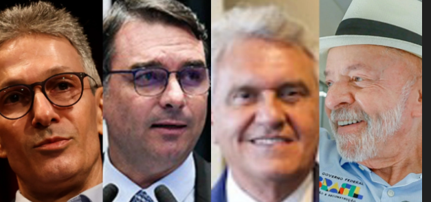 Pesquisa aponta Caiado e Zema mais competitivos que Flávio Bolsonaro em cenários contra Lula