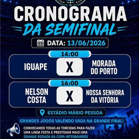 Copa Interbairros de Futebol entra na fase semifinal em Ilhéus